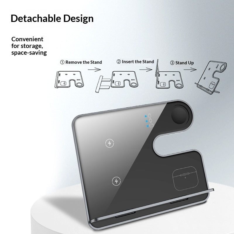 Magnetic 3-in-1 Wireless Charging Stand