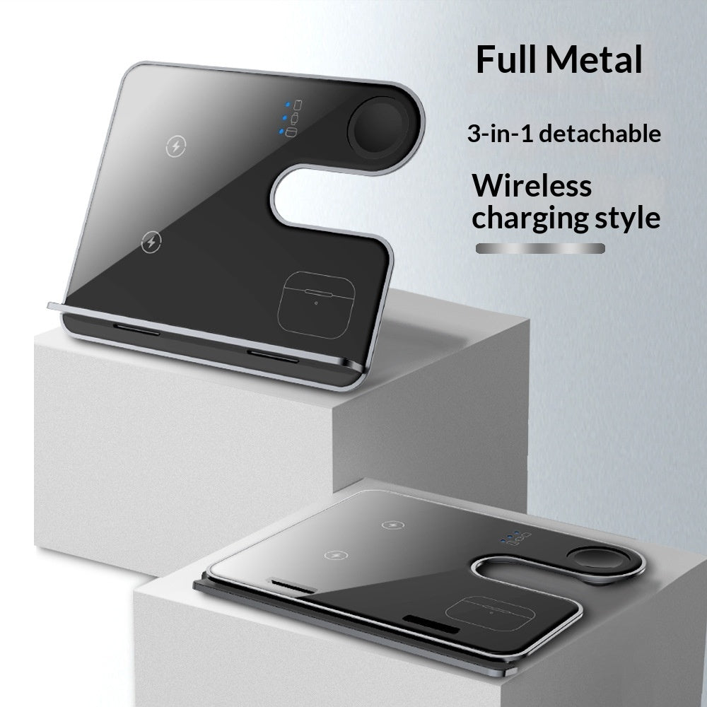 Magnetic 3-in-1 Wireless Charging Stand front view