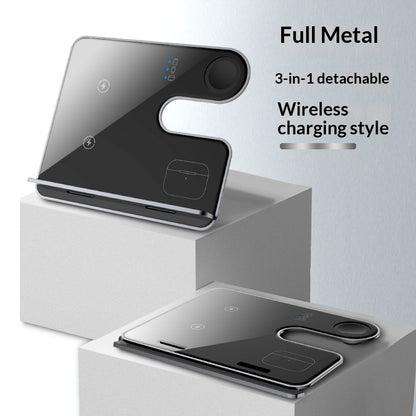 Magnetic 3-in-1 Wireless Charging Stand front view